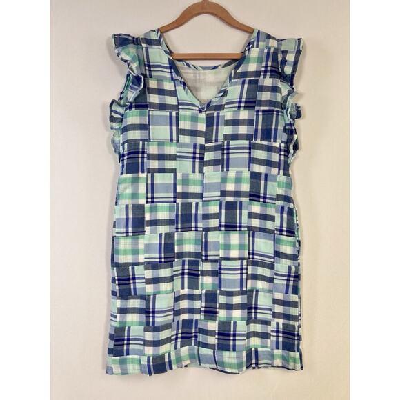 Lot Of 2 Vineyard Vines Girls 7/8 Dresses 100% Cotton Summer Coastal Beach - Picture 4 of 16